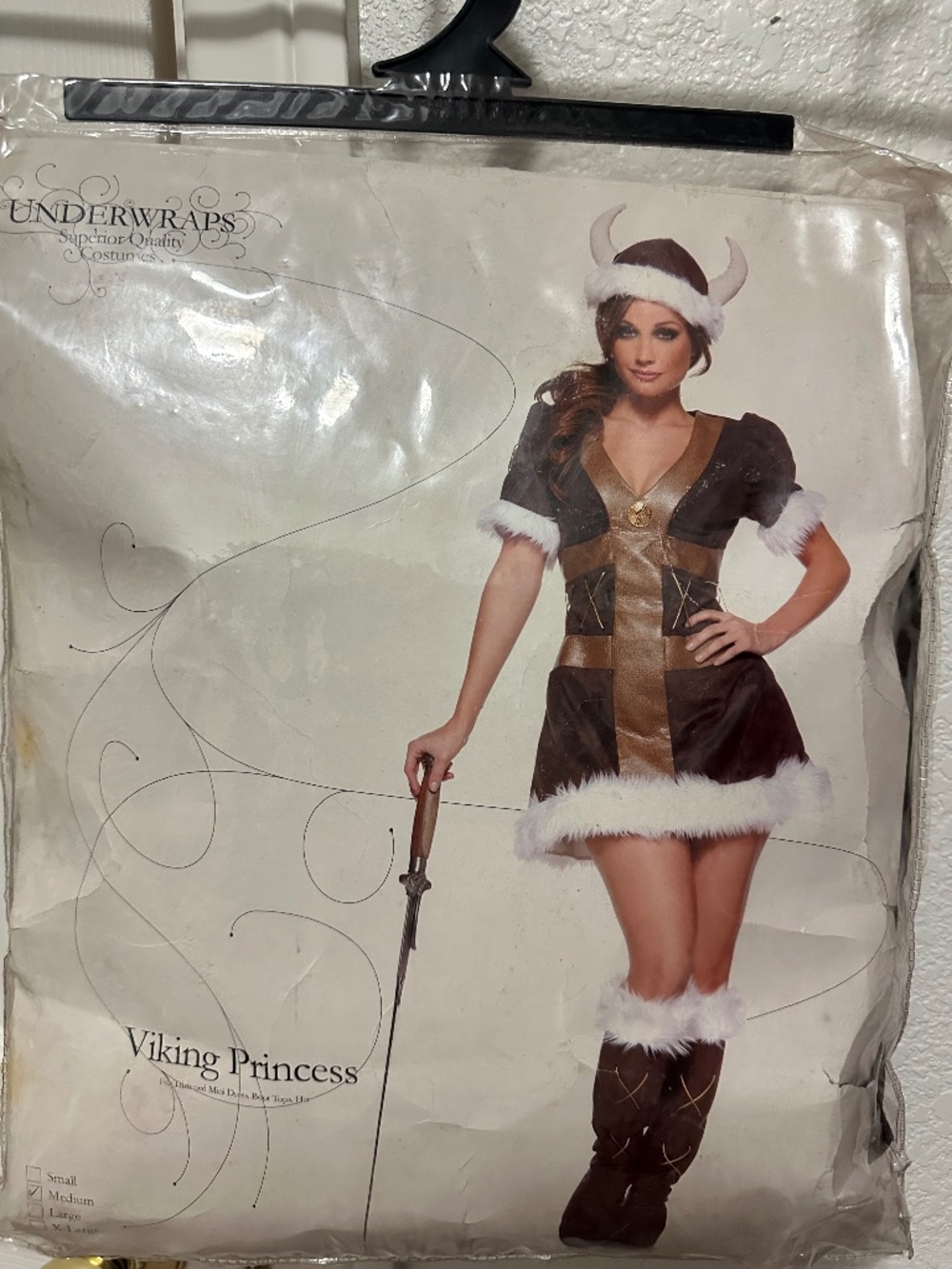Viking Princess Halloween Costume, Adult in Medium Top Quality Deluxe-Sexy